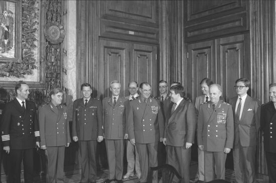 Finnish Defense Minister Johan Ole Norrback's visit to USSR