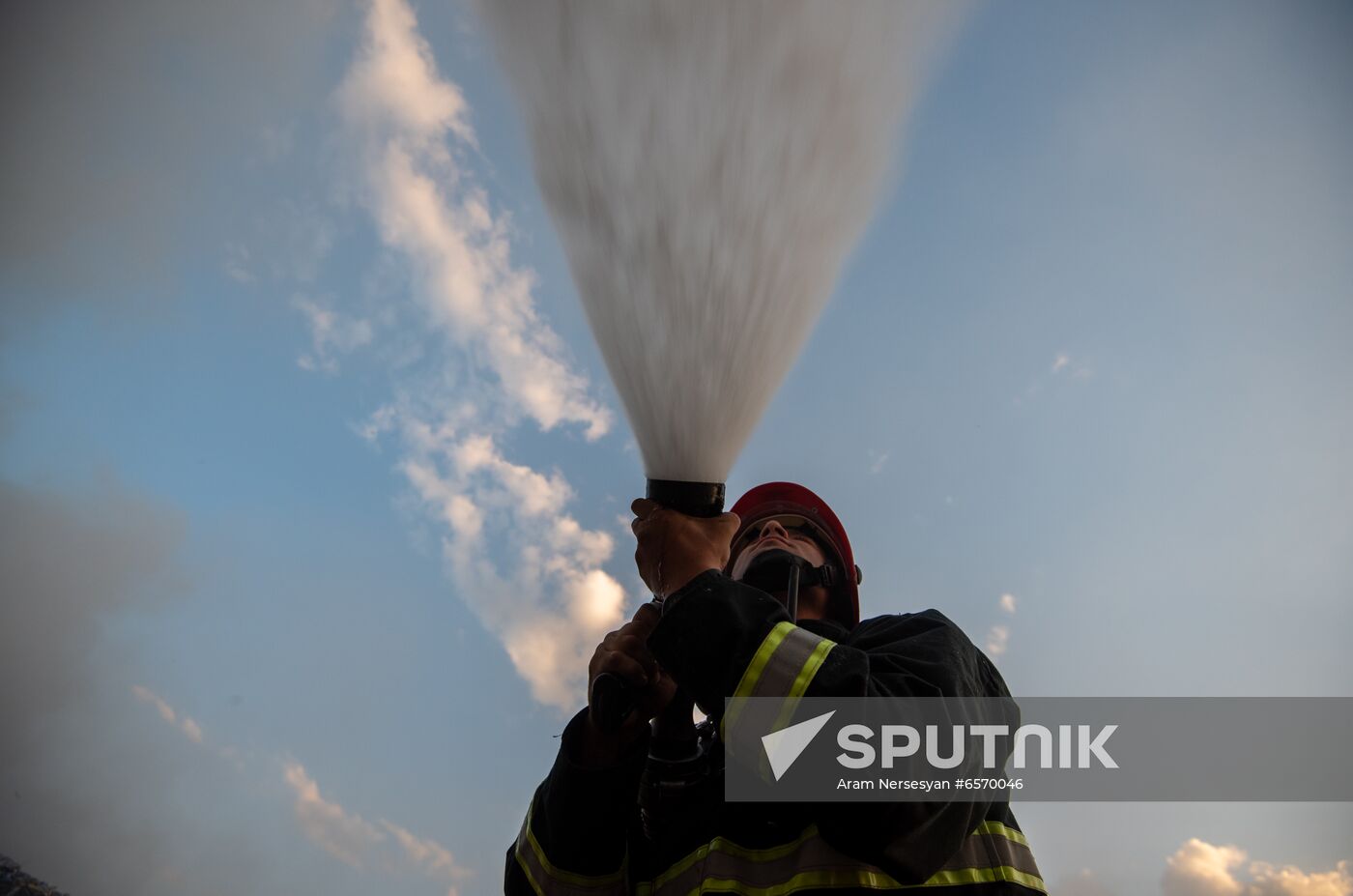 Armenia Garbage Dump Fire