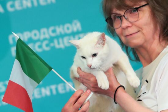 Official opening of Host City Media Center in St. Petersburg