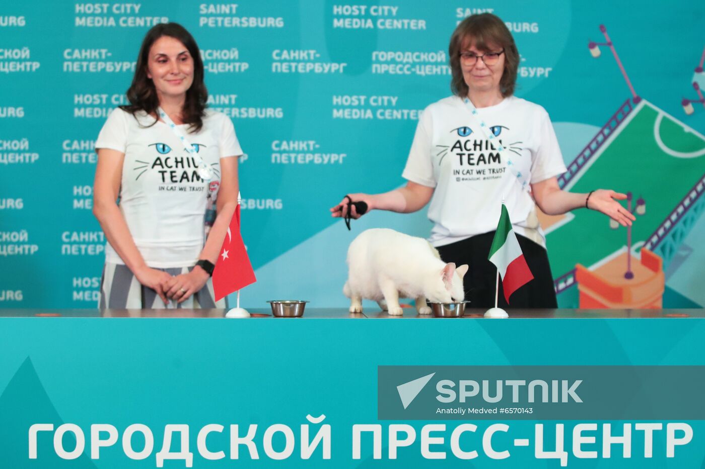 Official opening of Host City Media Center in St. Petersburg