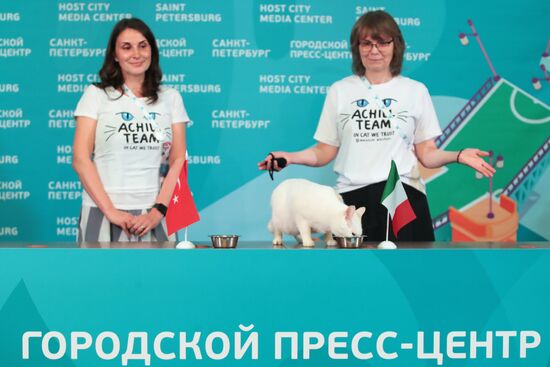 Official opening of Host City Media Center in St. Petersburg