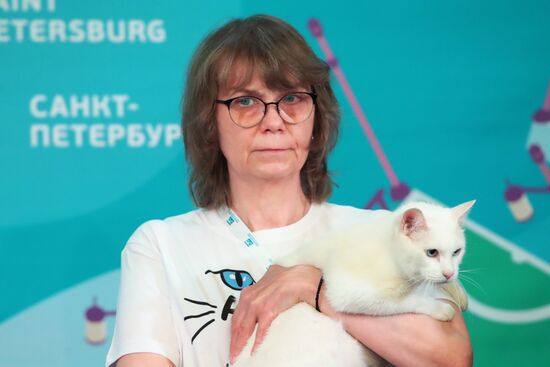 Official opening of Host City Media Center in St. Petersburg