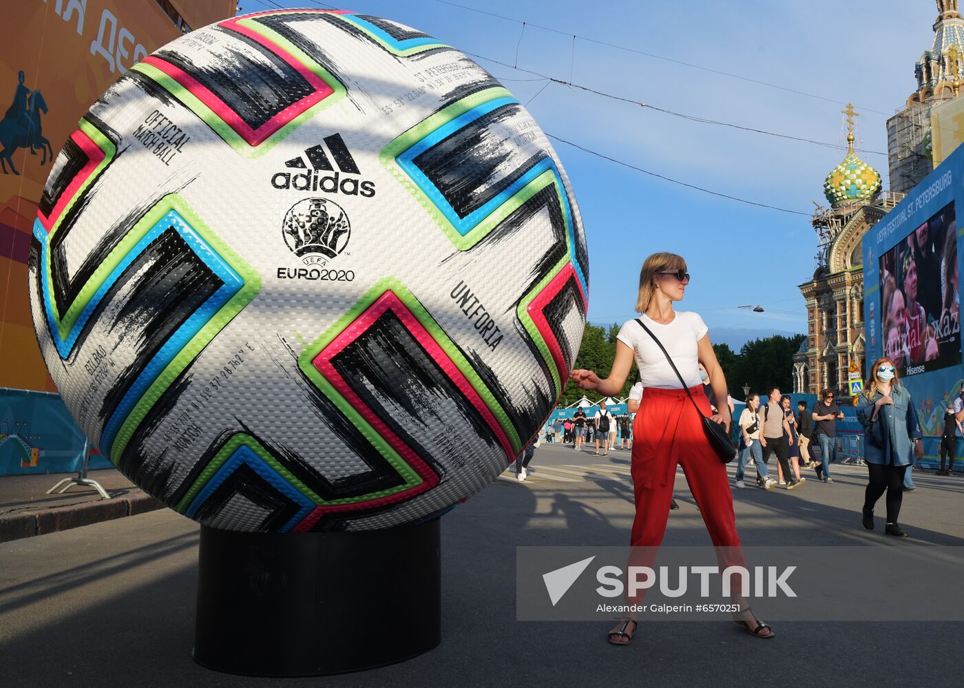 Russia Soccer Euro 2020 Fans