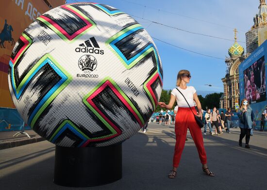 Russia Soccer Euro 2020 Fans