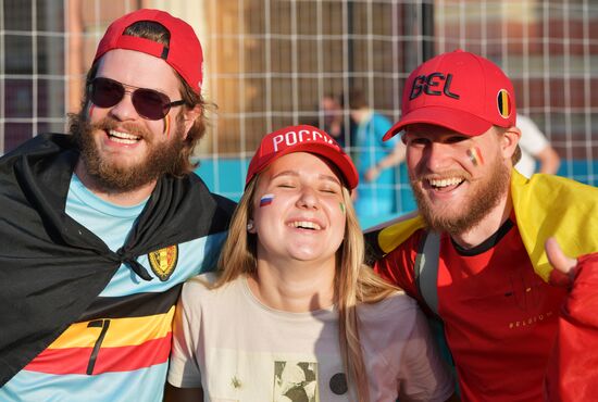 Russia Soccer Euro 2020 Fans
