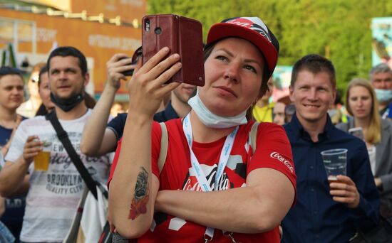 Russia Soccer Euro 2020 Fans