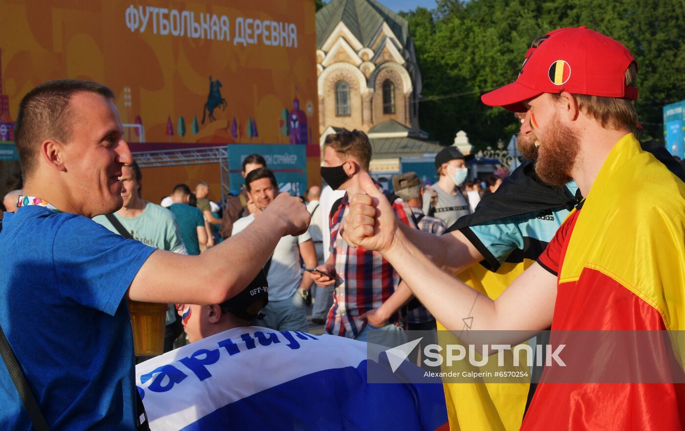 Russia Soccer Euro 2020 Fans