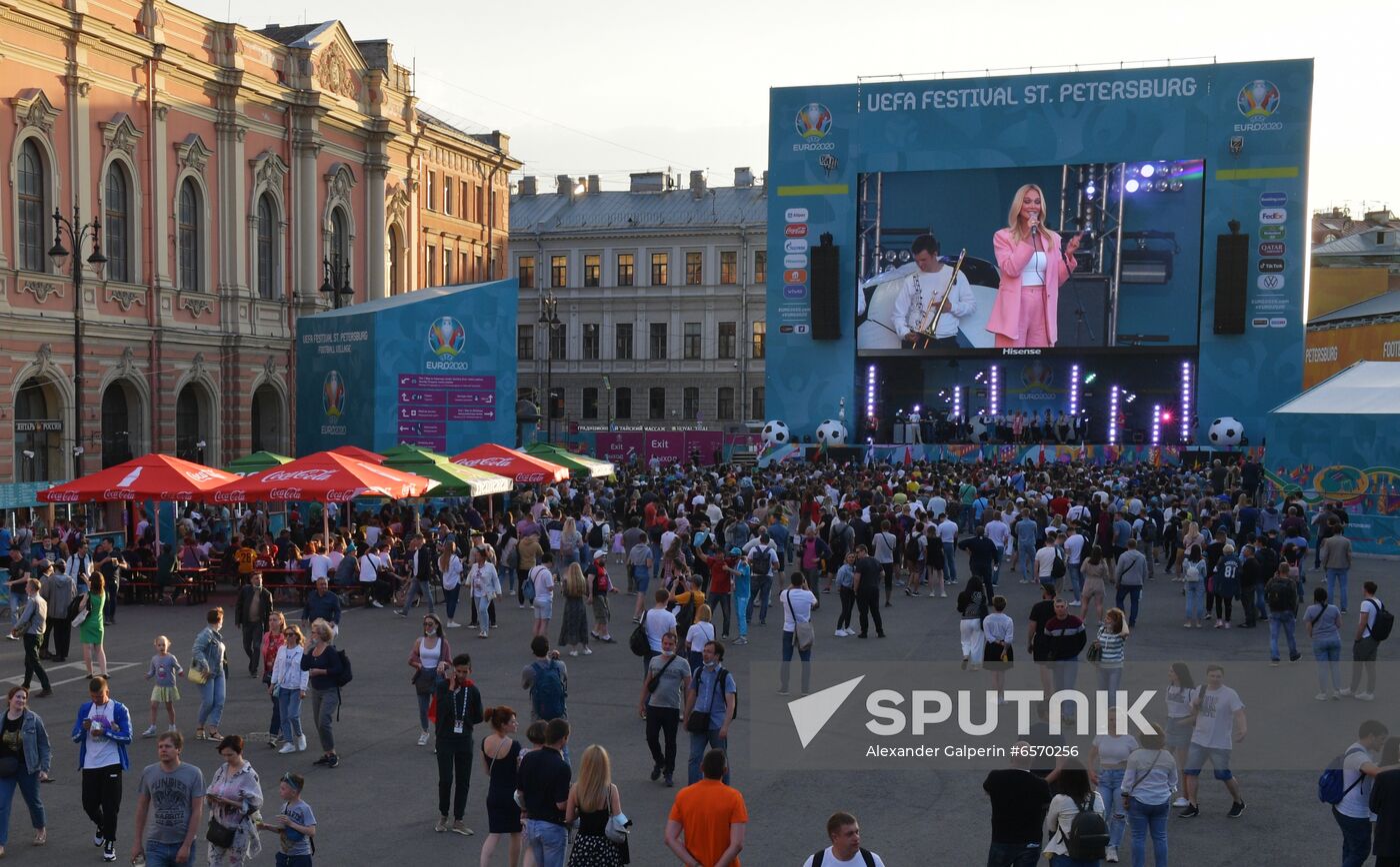 Russia Soccer Euro 2020 Fans