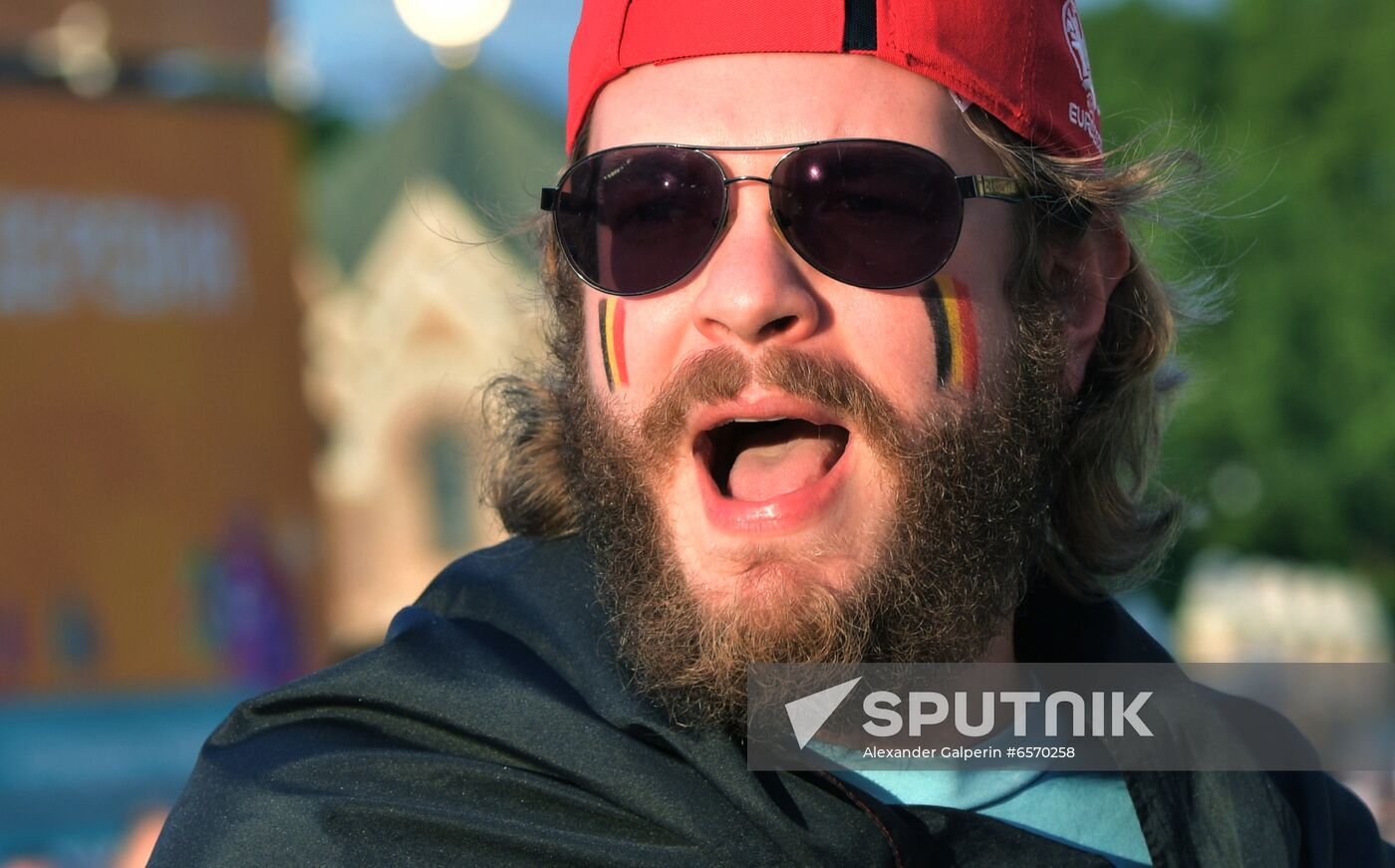 Russia Soccer Euro 2020 Fans