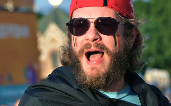 Russia Soccer Euro 2020 Fans