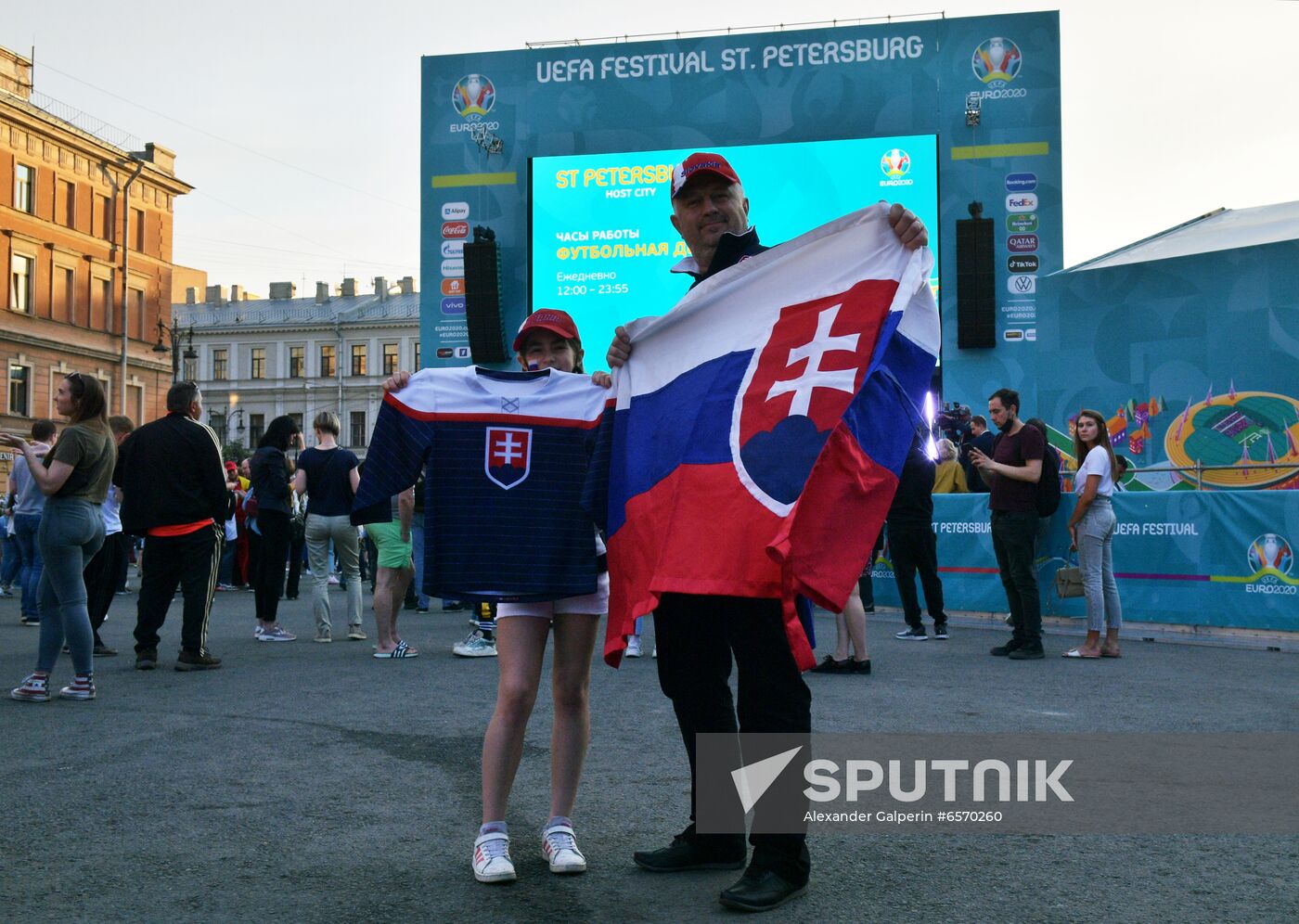 Russia Soccer Euro 2020 Fans