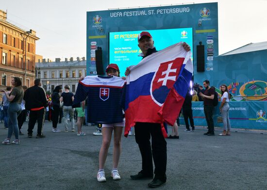 Russia Soccer Euro 2020 Fans