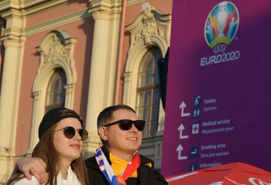 Russia Soccer Euro 2020 Fans