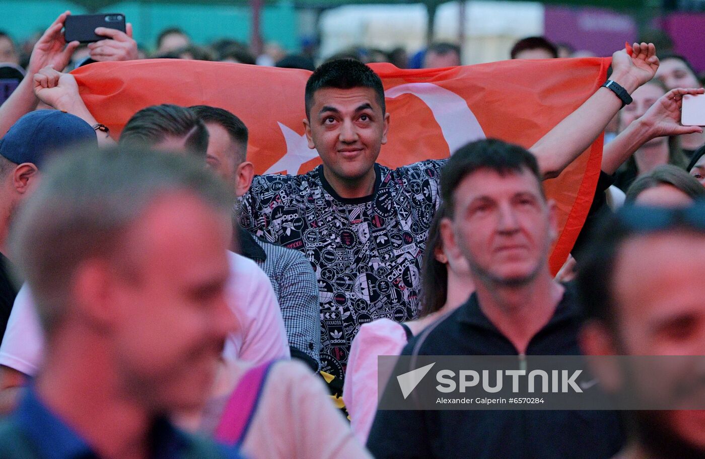 Russia Soccer Euro 2020 Fans