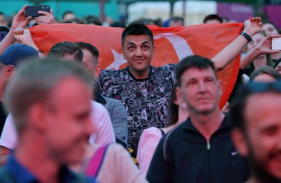 Russia Soccer Euro 2020 Fans
