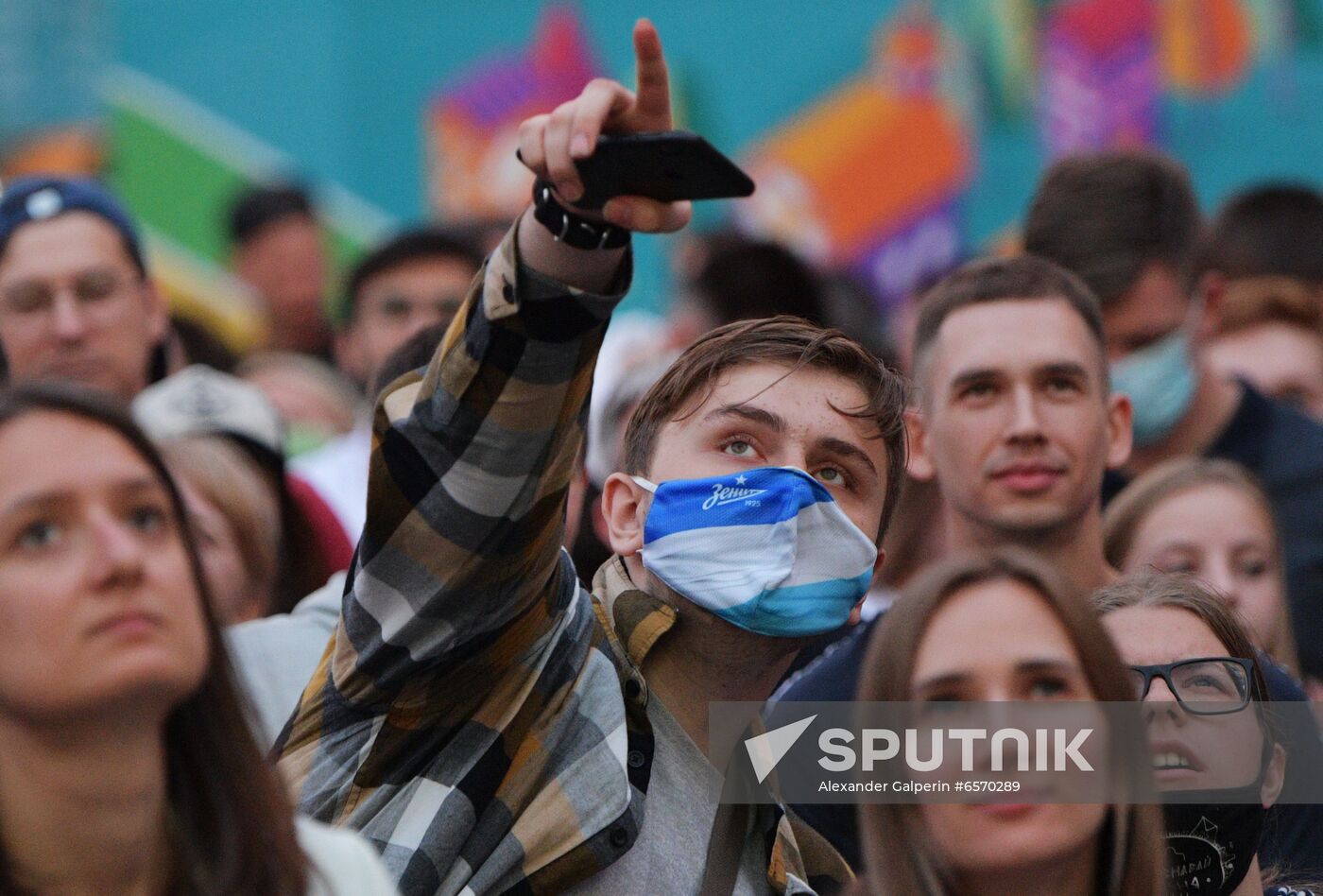 Russia Soccer Euro 2020 Fans