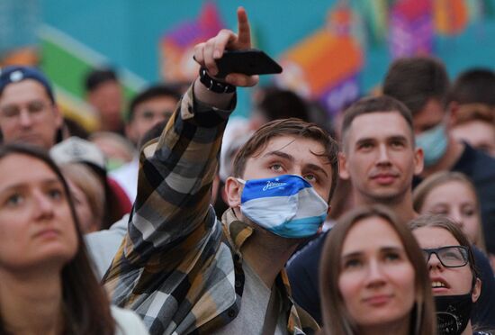 Russia Soccer Euro 2020 Fans