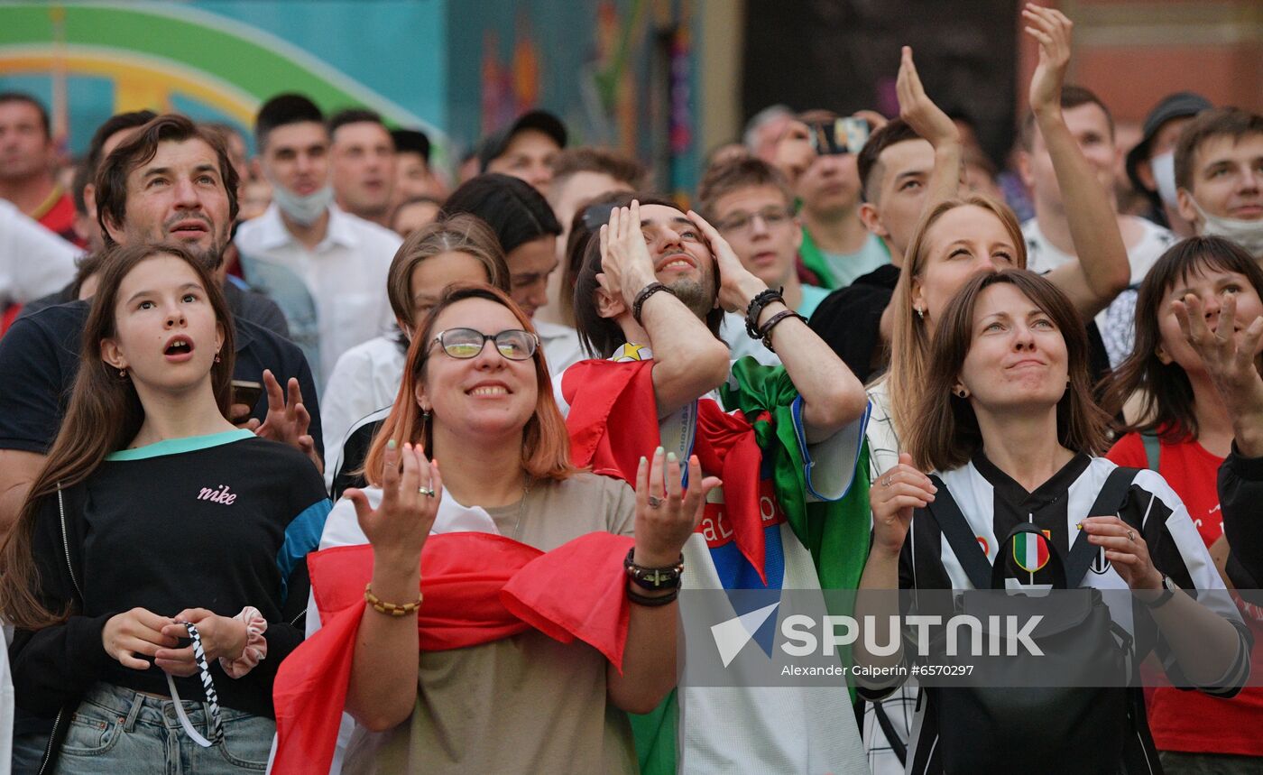 Russia Soccer Euro 2020 Fans