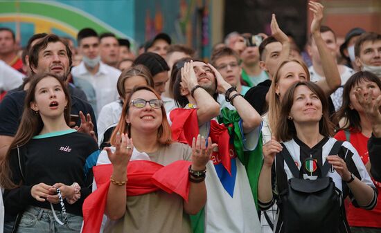 Russia Soccer Euro 2020 Fans