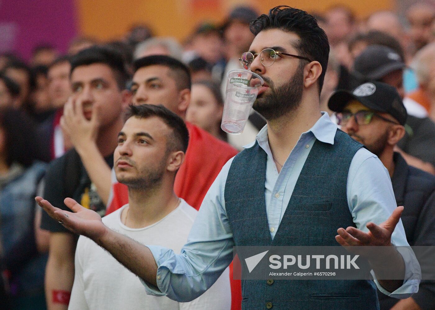 Russia Soccer Euro 2020 Fans