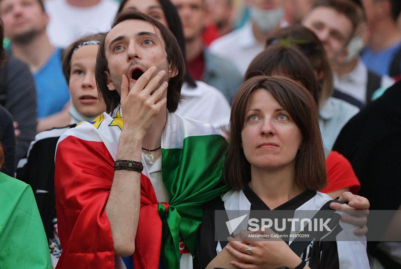 Russia Soccer Euro 2020 Fans