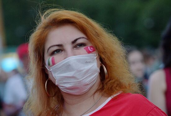 Russia Soccer Euro 2020 Fans