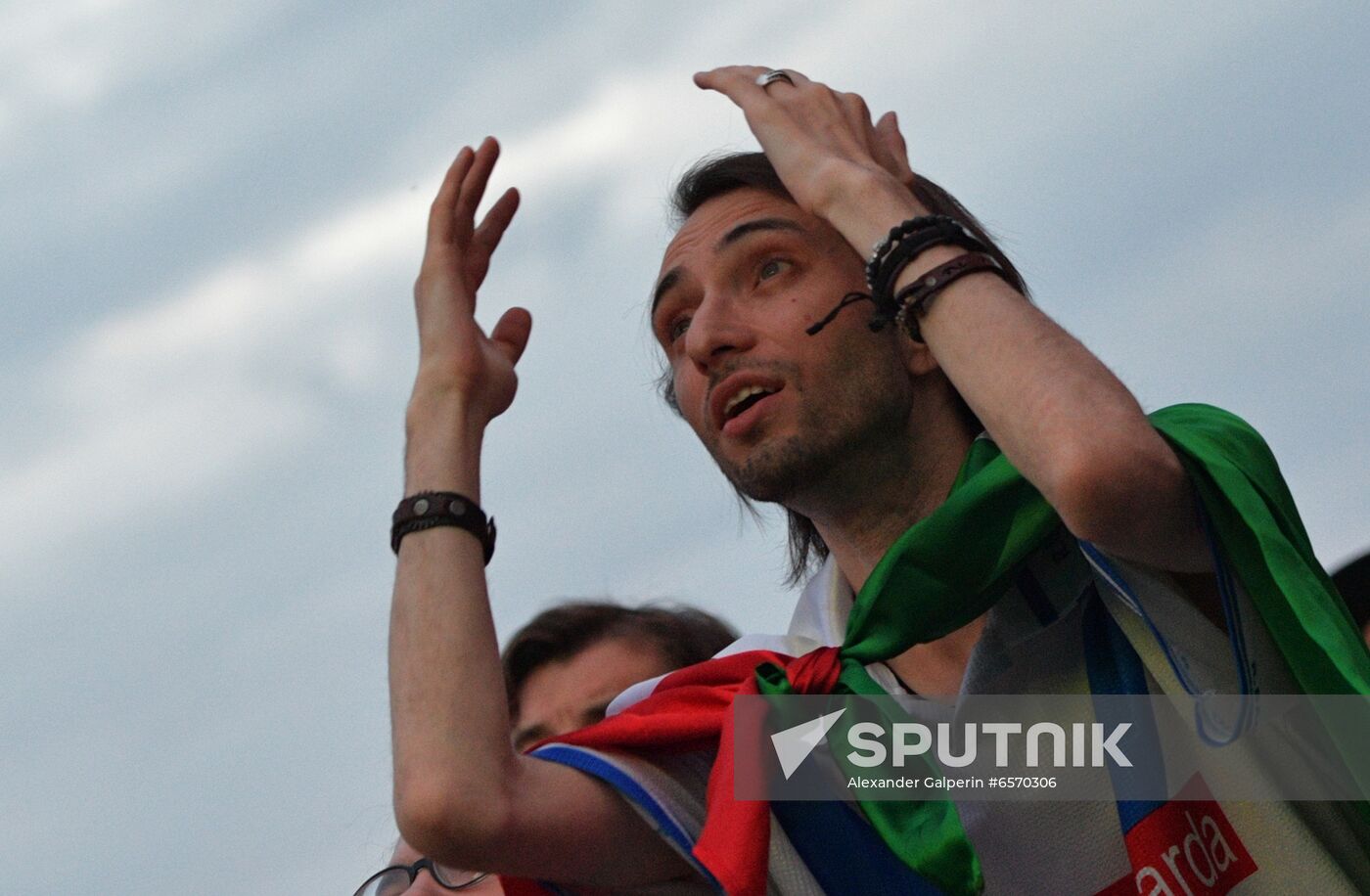 Russia Soccer Euro 2020 Fans