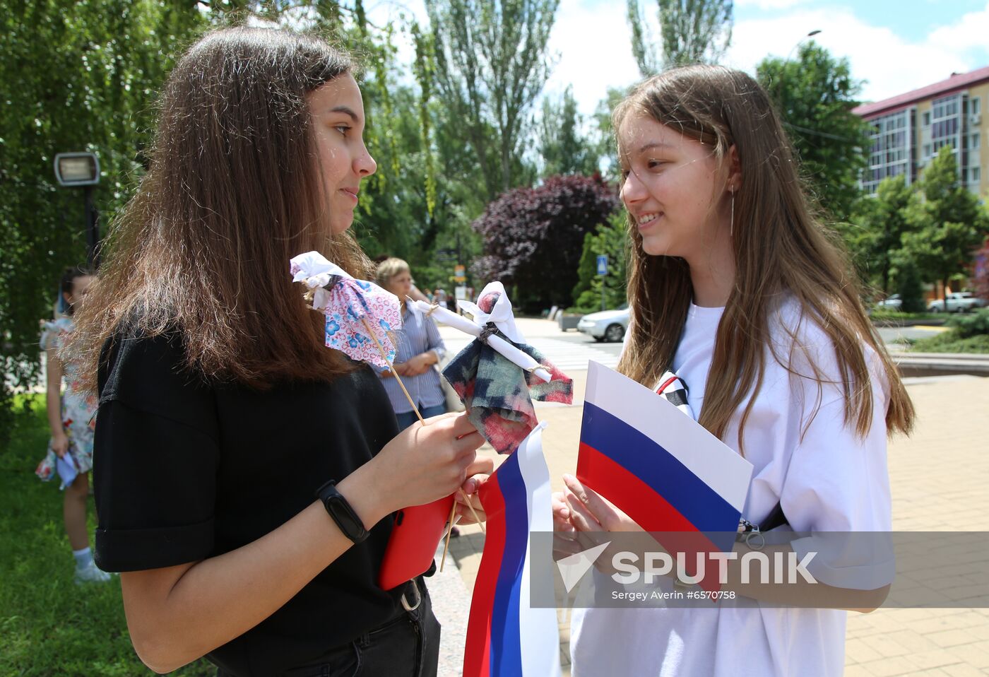 Ukraine DPR LPR Russia Day Celebrations