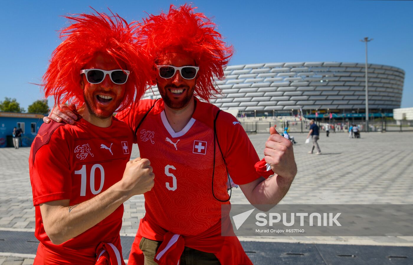 Azerbaijan Soccer Euro 2020 Wales - Switzerland