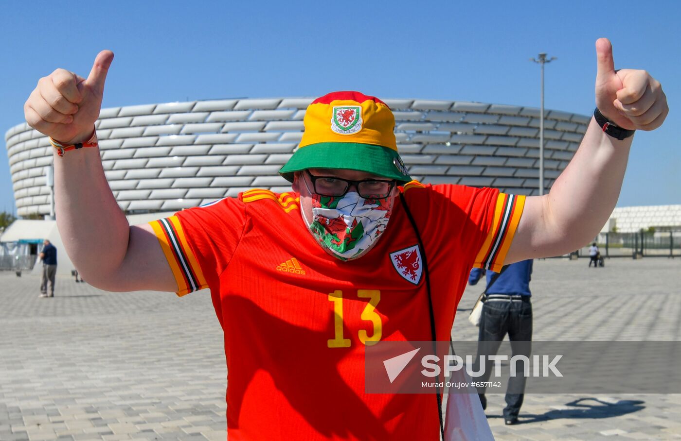 Azerbaijan Soccer Euro 2020 Wales - Switzerland