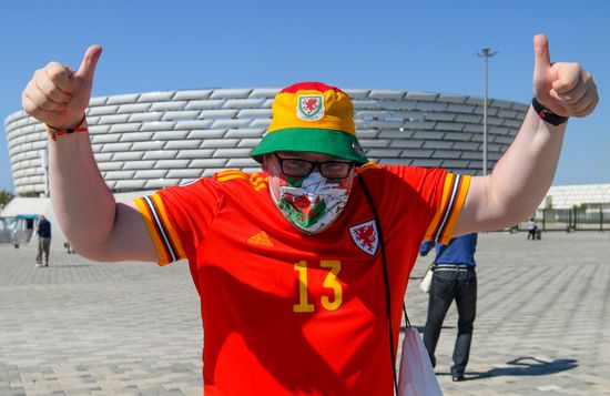 Azerbaijan Soccer Euro 2020 Wales - Switzerland