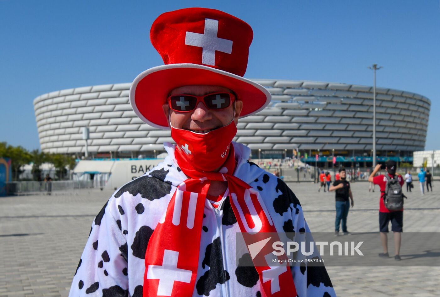 Azerbaijan Soccer Euro 2020 Wales - Switzerland