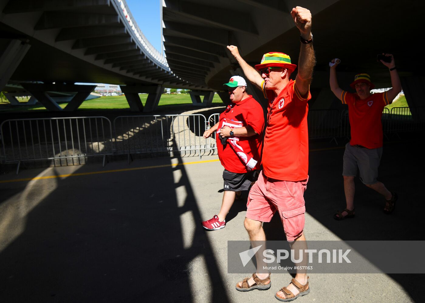 Azerbaijan Soccer Euro 2020 Wales - Switzerland