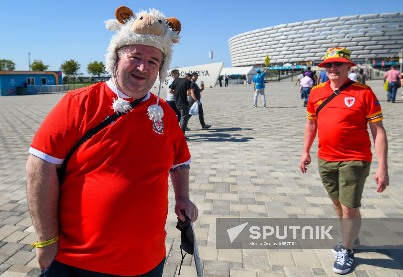 Azerbaijan Soccer Euro 2020 Wales - Switzerland