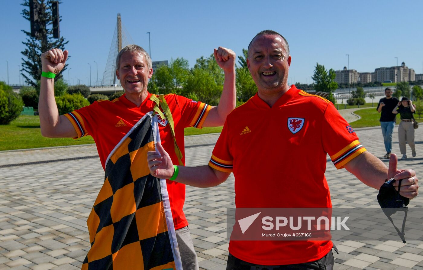 Azerbaijan Soccer Euro 2020 Wales - Switzerland