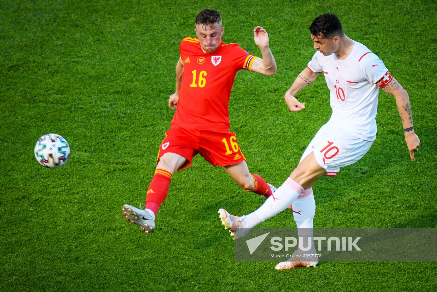 Azerbaijan Soccer Euro 2020 Wales - Switzerland