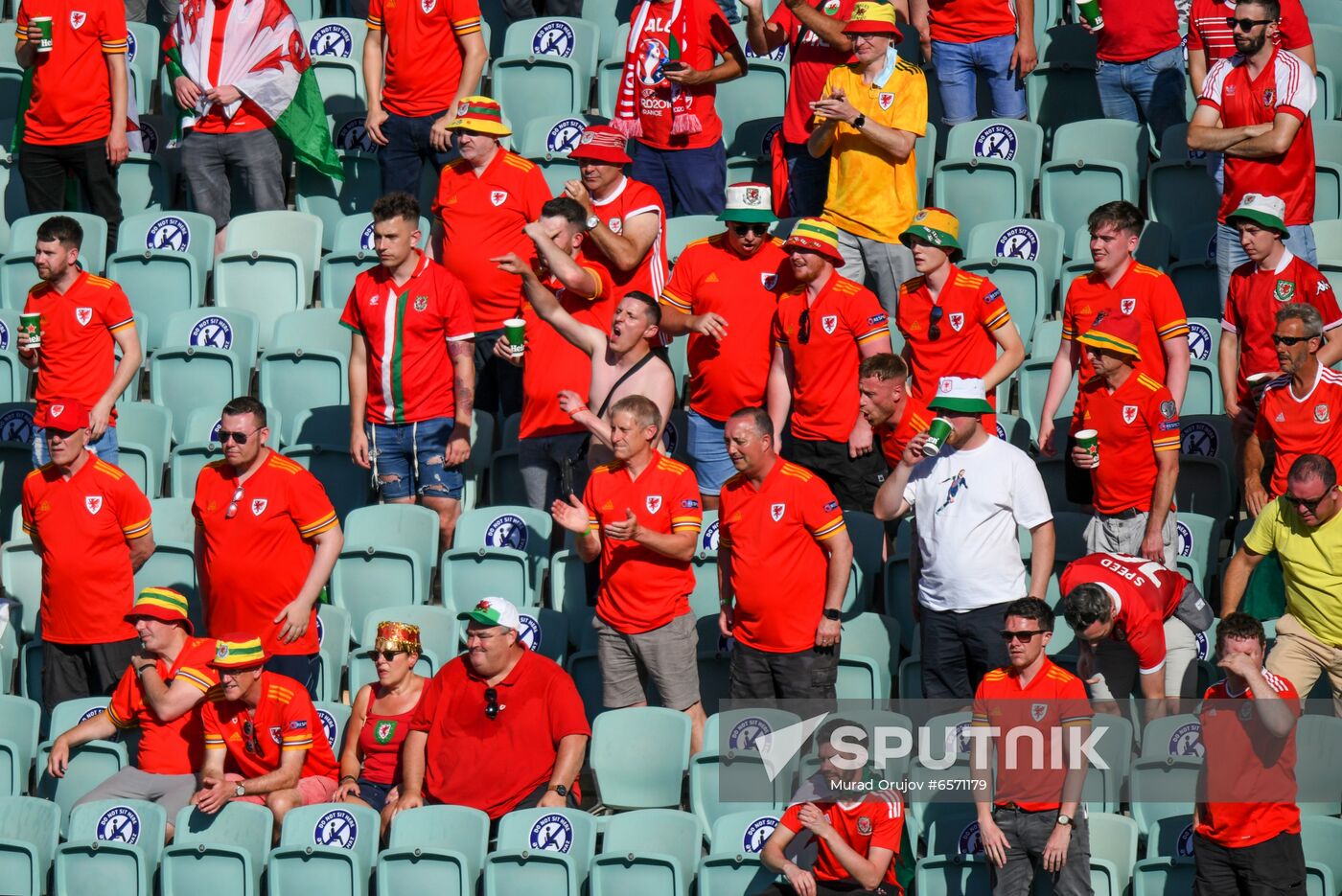 Azerbaijan Soccer Euro 2020 Wales - Switzerland