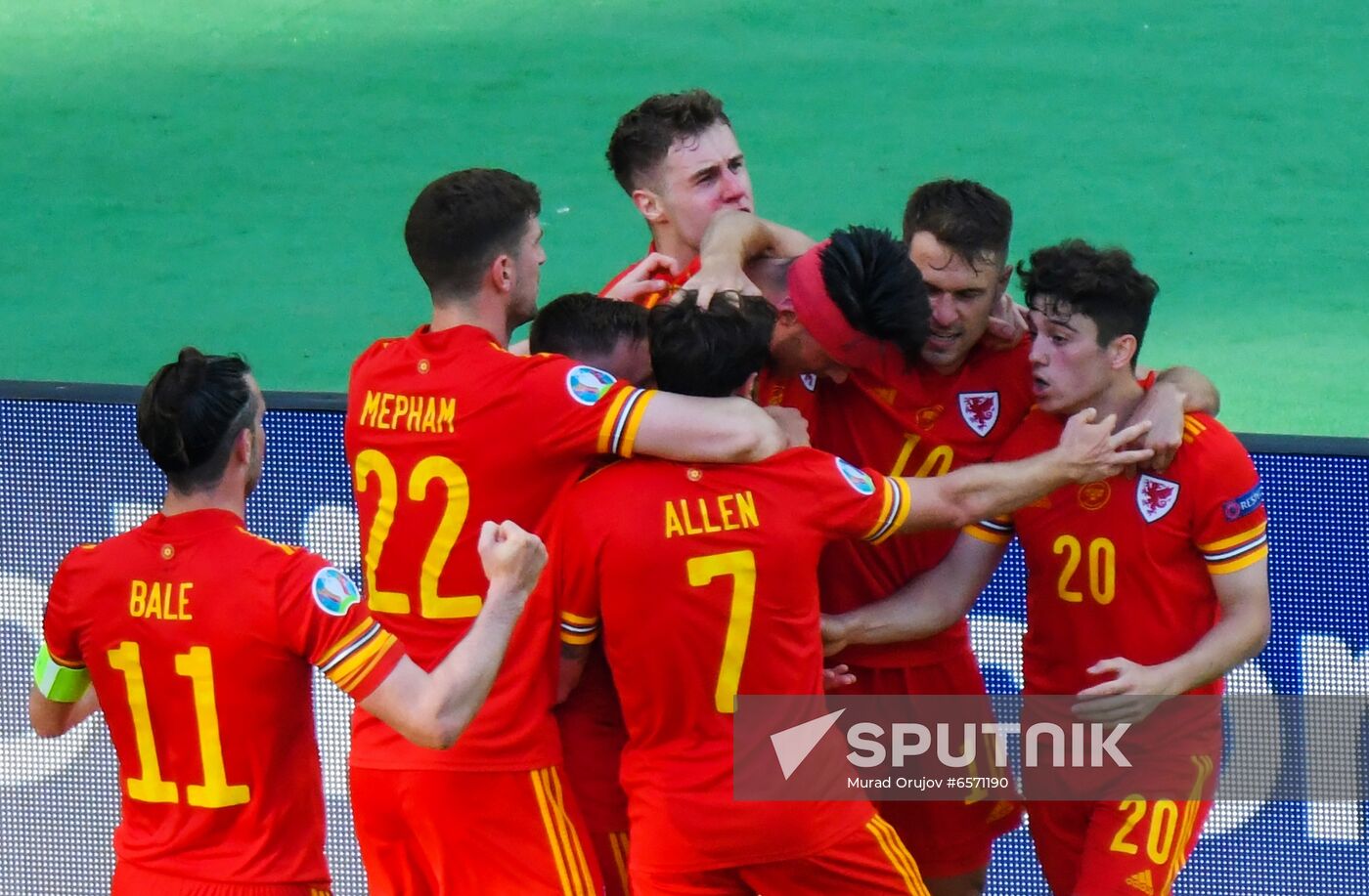 Azerbaijan Soccer Euro 2020 Wales - Switzerland