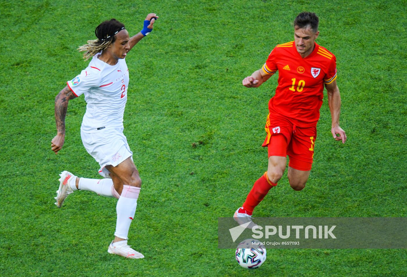 Azerbaijan Soccer Euro 2020 Wales - Switzerland