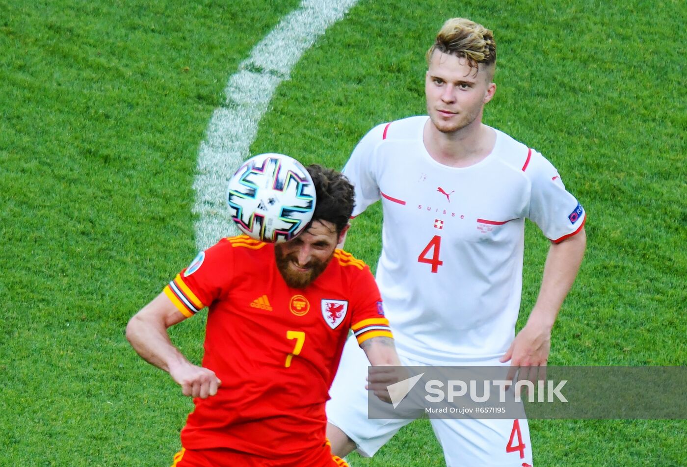 Azerbaijan Soccer Euro 2020 Wales - Switzerland