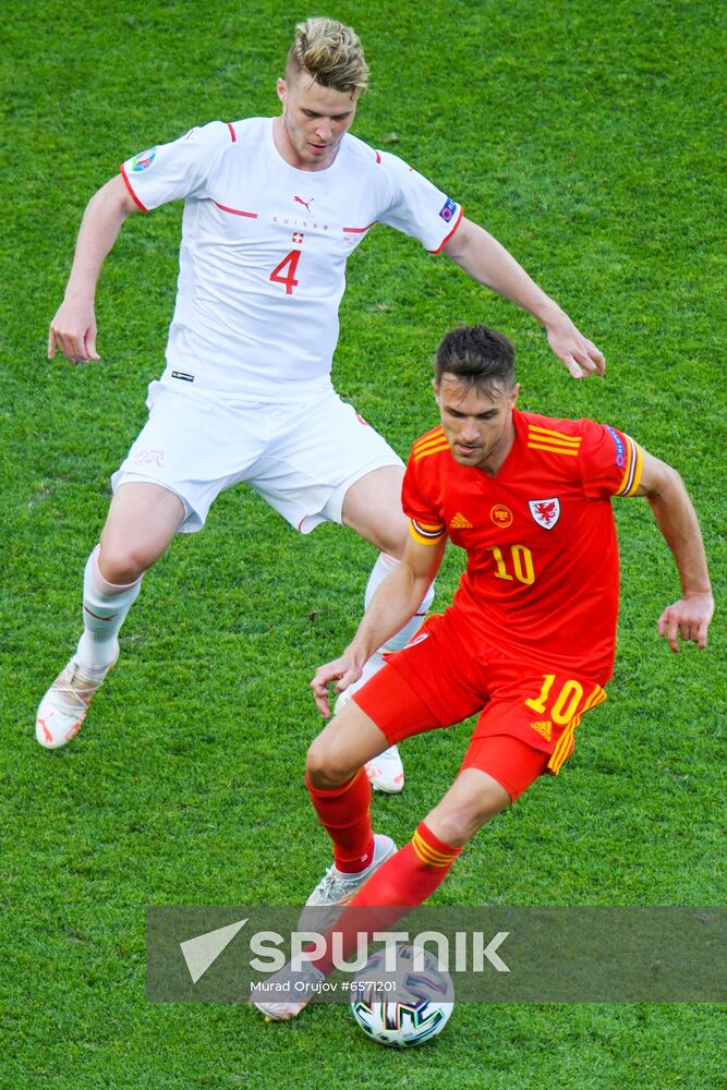 Azerbaijan Soccer Euro 2020 Wales - Switzerland