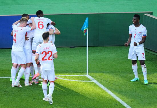 Azerbaijan Soccer Euro 2020 Wales - Switzerland