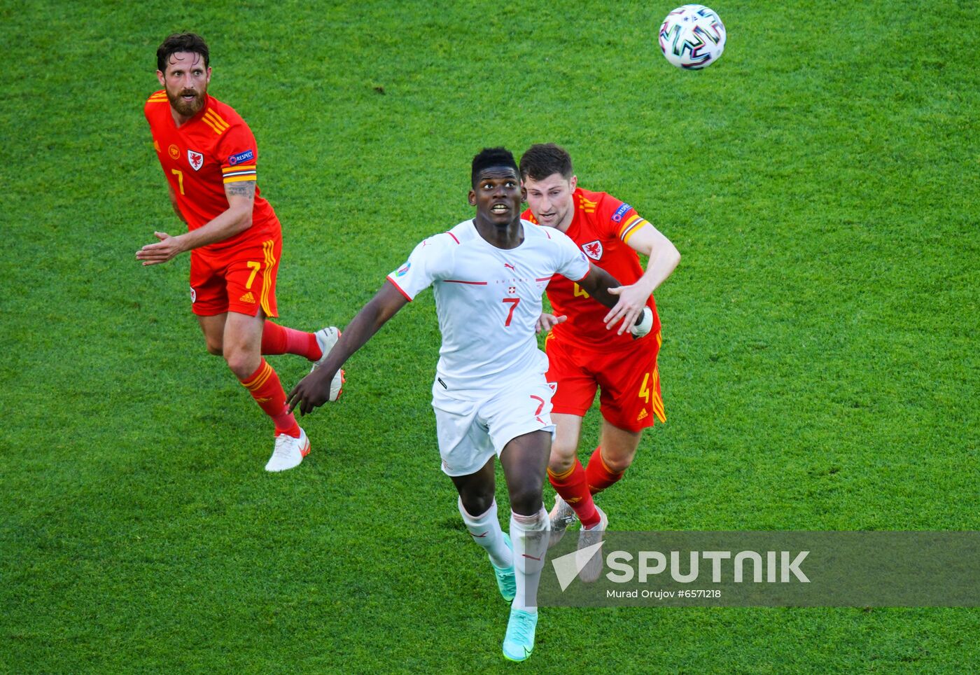 Azerbaijan Soccer Euro 2020 Wales - Switzerland