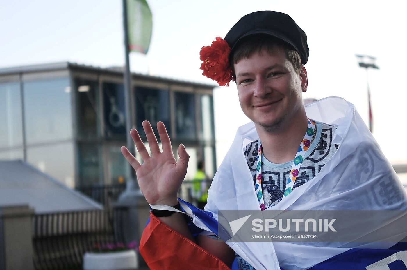 Russia Soccer Euro 2020 Belgium - Russia Fans