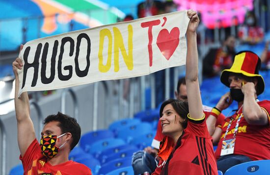 Russia Soccer Euro 2020 Belgium - Russia Fans