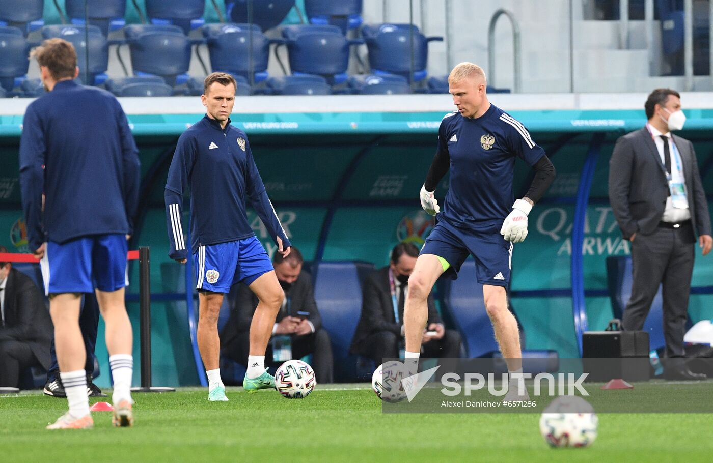 Russia Soccer Euro 2020 Belgium - Russia