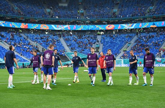 Russia Soccer Euro 2020 Belgium - Russia