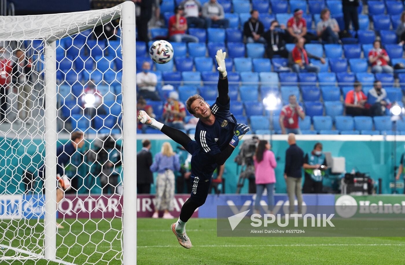 Russia Soccer Euro 2020 Belgium - Russia