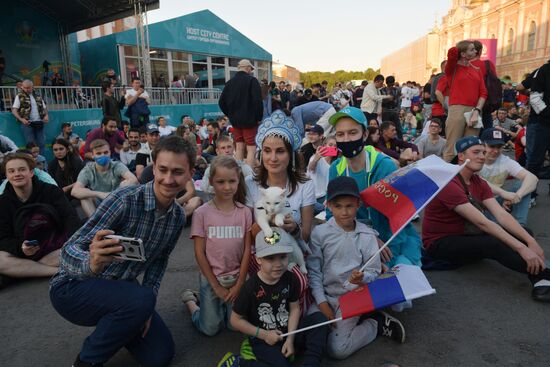 Russia Soccer Euro 2020 Belgium - Russia Broadcasting