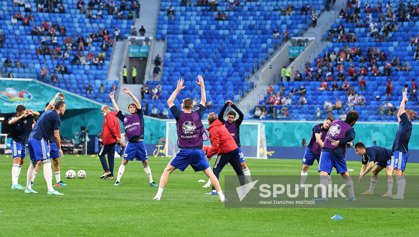 Russia Soccer Euro 2020 Belgium - Russia